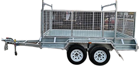 10x5 Galv Box Trailer 900mm Mesh Cage | United Trailers